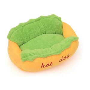 Pet Bed with Removable Cover and Machine Washable Fabric for Small Pets