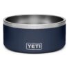 Pet Bowl with Distinctive Navy Blue Color and 64 Ounce Capacity