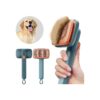 Pet Brush for Dogs and Cats with Adjustable 2-Level Push Button