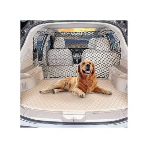 Pet Car Barrier 47 Long Durable Mesh Backseat Divider for Driving Safety