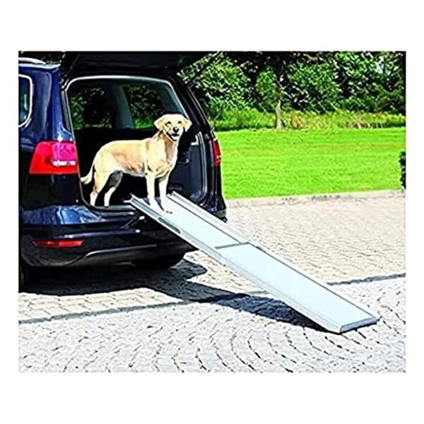 Pet Car Ramp with Ergonomic Design for Easy Pet Transfer