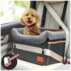 Pet Car Seat Bed for Small Dogs with Waterproof Nylon and Adjustable Buckles for Safely