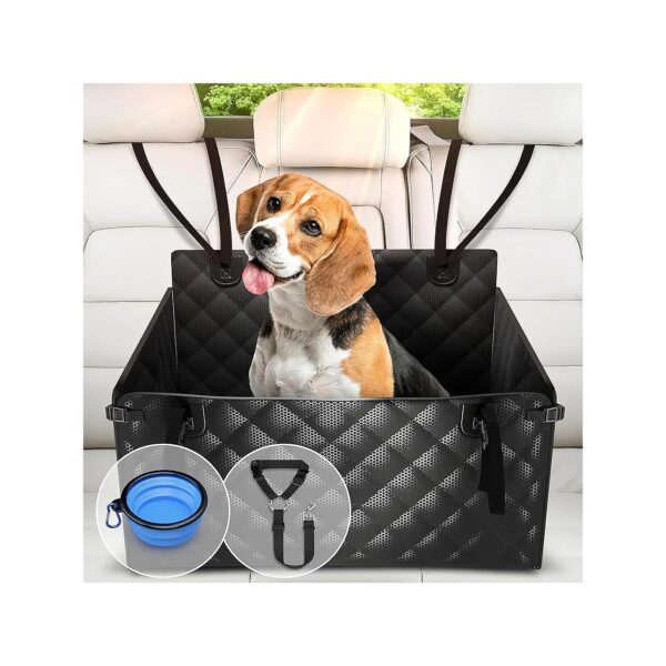 Pet Car Seat Waterproof Dog Car Seat for Medium Large Dogs Back Seat Comfort