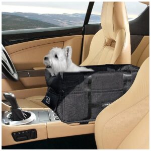 Pet Car Seat for Small Dogs on Console with Durable Nylon Straps