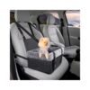 Pet Car Seat with Clip on Leash PVC Tube Dog Carrier for Small Dogs