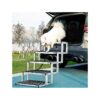 Pet Car Steps for Small to Large Size Dogs Non Slip Surface Foldable Aluminum Dog Ramps