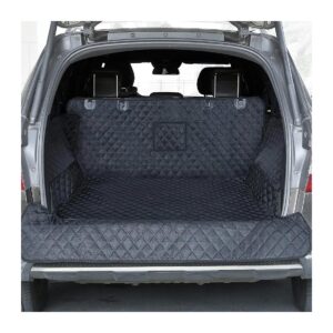 Pet Cargo Cover with Side Flap and Bumper Protector for SUV Sedans Vans