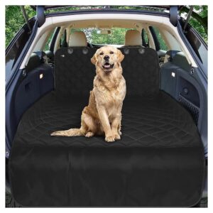 Pet Cargo Liner for SUVs and Trucks with Universal Fit, Black, Waterproof and Durable