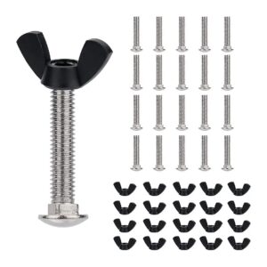 Pet Carrier Hardware Replacement Kit with M6 Stainless Steel Bolts and Nuts