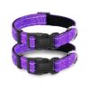 Pet Collars with Reflective Design and Adjustable Size for Small Medium and Large Dogs