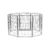 Pet Containment Solution with Rust-Resistant Steel Wire Kennel Design