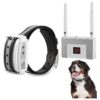 Pet Containment Wireless Dog Fence System with Compact Transmitter and Waterproof Collar