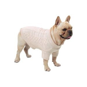 Pet Cozy Apricot Sweater for Small to Medium Cats and Dogs in Large Size