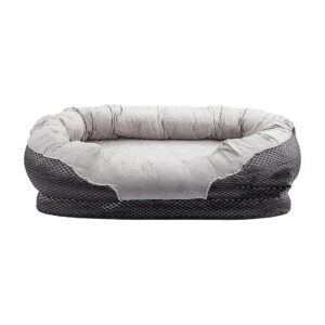 Pet Deluxe Orthopedic Dog Bed for Small to Medium Pets with Soft Cushioning