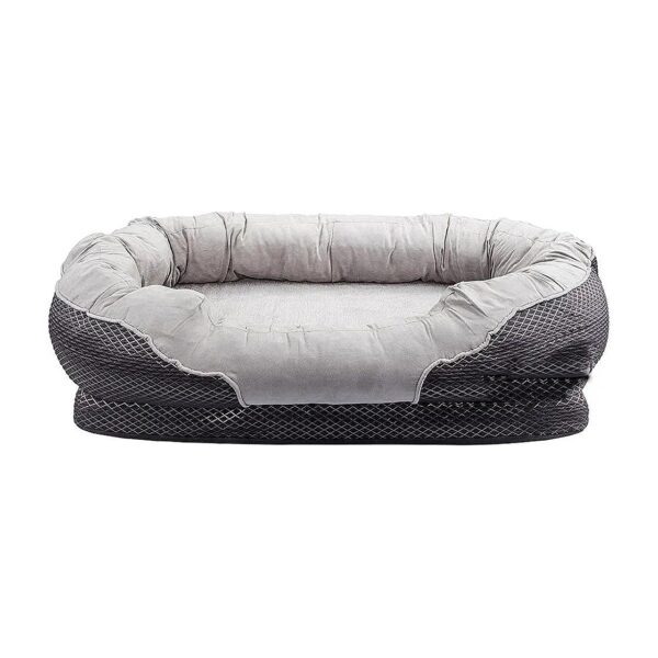 Pet Deluxe Orthopedic Dog Bed for Small to Medium Pets with Soft Cushioning