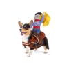 Pet Dog Cowboy Rider Costume with Soft Textured Comfort for Various Situations