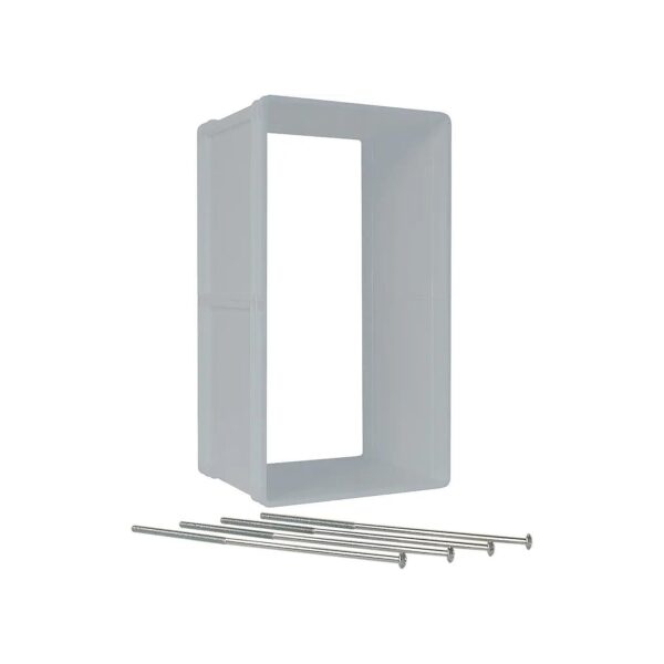 Pet Door Wall Installation Kit with Extra Large Flap Size and Weather-Resistant Design