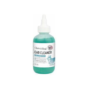 Pet Ear Cleaner Solution with Soothing Aloe, Witch Hazel, and Tea Tree Oil