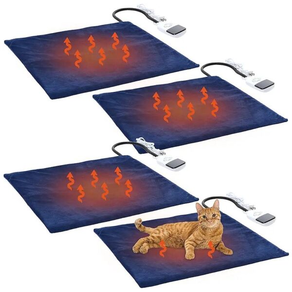 Pet Electric Heating Pads with 9 Temperature Levels and Timer for Customized Comfort