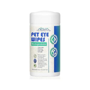 Pet Eye Care Wipes by Arava Removes Dirt Crust Discharge 100-count