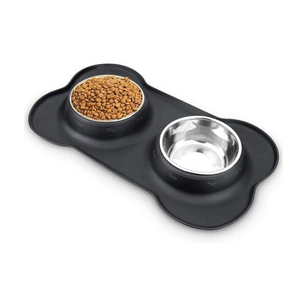 Pet Feeder Bowls with Anti-Spill Non-Slip Design for Small Medium Large Dogs and Cats