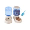 Pet Feeding and Watering Solution Set with Gravity-Fed Design and Non-Toxic Materials