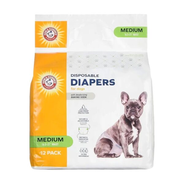 Pet Female Dog Diapers with Secure and Flexible Fit and Leak-Proof Protection