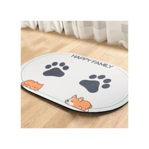 Pet Food Mat for Dogs and Cats with Absorbent and Waterproof Design