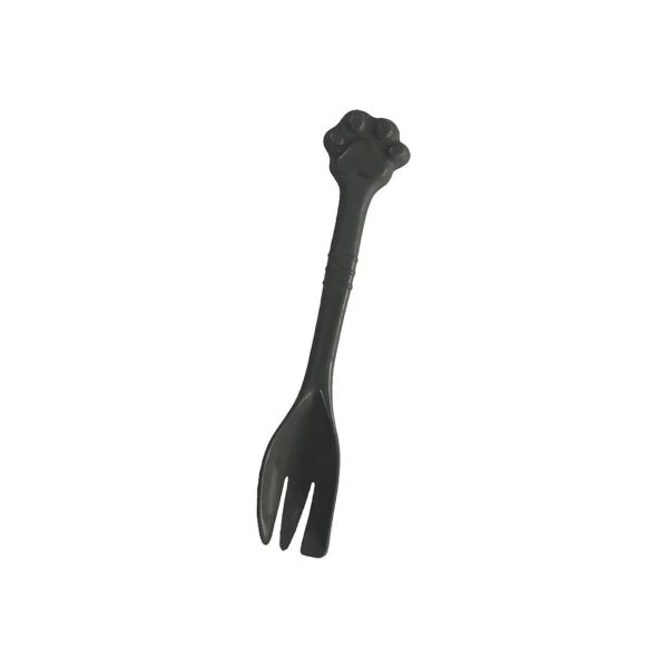 Pet Food Mixing Spoon and Fork Combination in Grey Color