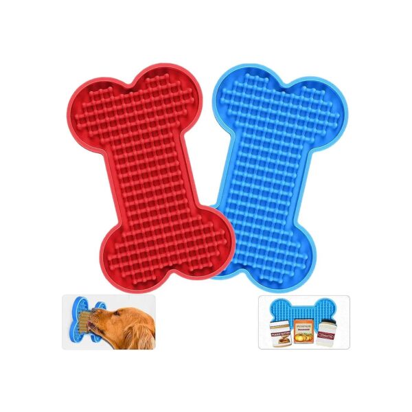 Pet Food and Yogurt Lick Mat for Dogs and Cats with Flexible Material