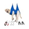 Pet-Friendly Dog Grooming Hammock with Nail File and Pet Comb for Daily Grooming