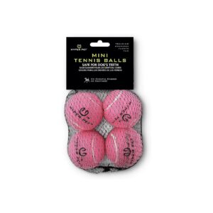 Pet Friendly Mini Tennis Balls for Small Dogs Exercise and Fun