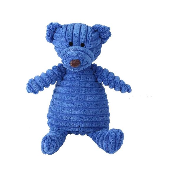 Pet Friendly Squeaky Plush Bear Toy with Sound Plush and Cleaning Properties