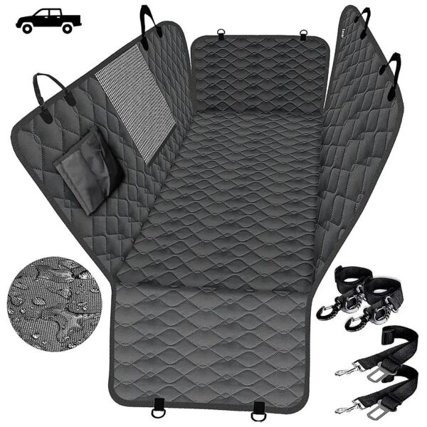 Pet Friendly Truck Seat Protectors with Waterproof Dog Seat Covers and Storage Bags