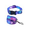 Pet Gift Set - 2PCS Cat Dog Collar and Galaxy Leash Adjustable for Small to Large Pets