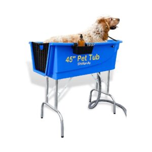 Pet Grooming Bathtub with 10 Feet Drain Hose and Heavy Duty Construction