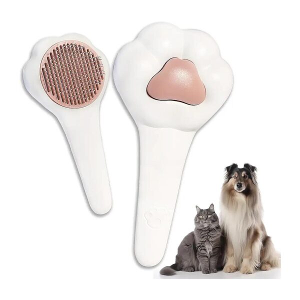 Pet Grooming Brush for Dogs Cats Puppy Rabbit with Self Cleaning Slicker Brush