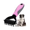 Pet Grooming Brush for Dogs and Cats with Extra Wide Shedding Brush and Dematting Tool