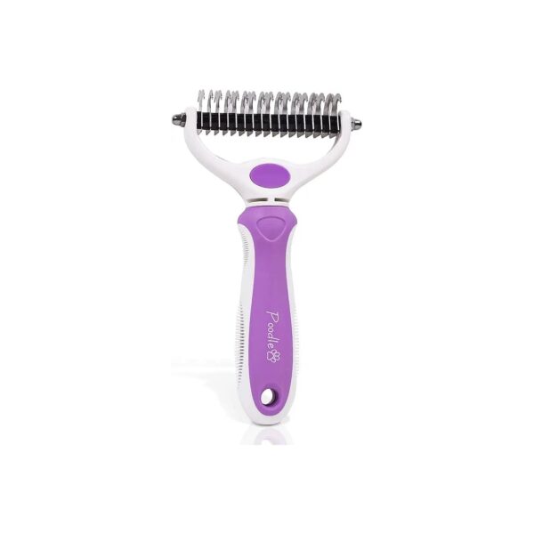 Pet Grooming Comb for Dematting and Shedding Medium and Long Hair Pets