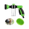 Pet Grooming Essentials Kit for Dog and Cat Bathing with Rubber Handle and Foamer