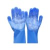 Pet Grooming Gloves for Dogs and Cats with Non-Slip Sleeves and Extended Brush Heads