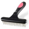 Pet Grooming Rake Comb for Removing Mats and Tangles Easily