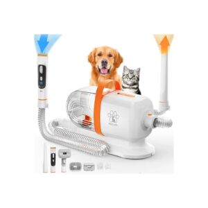 Pet Grooming Vacuum Removal Kit with 3 Suction Modes, 2L Dust Cup, and Low-Noise Design