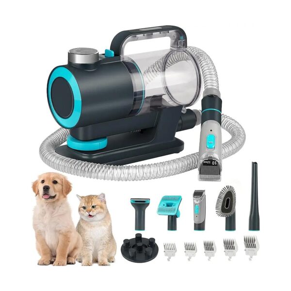 Pet Grooming Vacuum for Shedding Hair with 3L Capacity and 5 Pet Grooming Tools