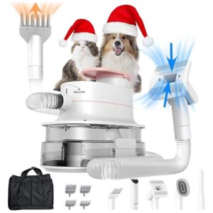 Pet Grooming and Vacuum Solution for Dogs with 4L Dust Cup and Strong Suction