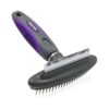 Pet Hair Brush for Effective Shedding and Detangling Grooming Tool for All Fur Types