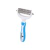 Pet Hair Comb and Rake Tool for Dogs and Cats - 2 Sided Brush for Professional Grooming