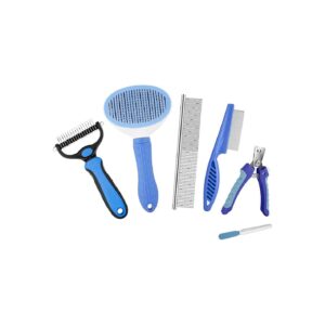 Pet Hair Removal Brush Kit for Cats and Small Dogs with Long Hair