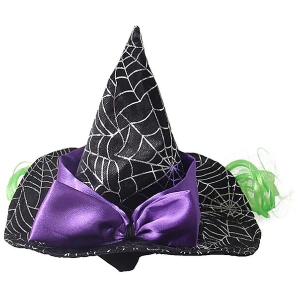 Pet Halloween Costume Accessories Witch Hat for Parties and Events