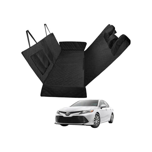 Pet Hammock and Protector for Toyota Camry Back Seat Waterproof and Scratches Black